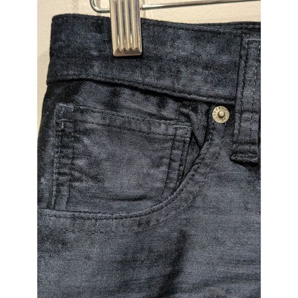 Lucky Brand Mid Rise Ava Crop Mini Boot American Navy Velvet Jeans Pants, 4 - Picture 10 of 15